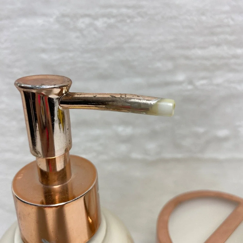Threshold‎ 3-Piece Bathroom Accessory Set Soap Dispenser Toothbrush Holder Dish